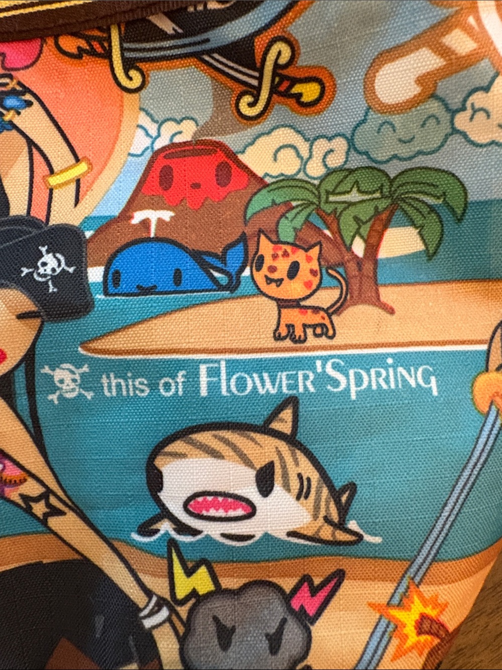 ProSports Tokidoki Style Bagette Dolce Purse Pirata - Picture 6 of 8